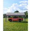 COZONY Heavy Duty Carport Canopy with Roll-Up Windows, 8 Leg & 4 Wind Rope Galvanized Outdoor Shelter for Vehicle and Equipment - 2 of 4
