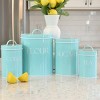 Outshine Co Mint Farmhouse Nesting Kitchen Canisters (set Of 4