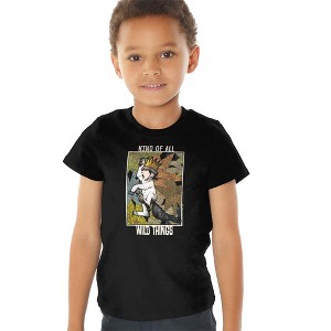 Where The Wild Things Are King Of All Wild Things Kids T Shirt For Toddlers, Black - 1 of 4