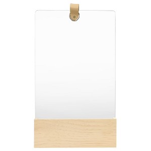 vidaXL Wall Mirror Solid Pinewood 9.1"x15.6" - 1 of 1