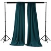 Slickblue Pack of 2 Polyester Backdrop Drapes – 96"H x 58"W, Rod Pocket, Semi Sheer, Serged Edges, 41 Colors Options - 2 of 3