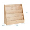 ECR4Kids Birch Streamline Book Display Stand, Kids Wooden Book Rack, Forward Facing Bookshelf - 2 of 4