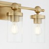 Quorum Lighting Lee Boulevard 3 - Light Vanity in  Aged Brass - 2 of 4