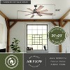 VAXCEL Crawford 60 in. 6 Blade Farmhouse Indoor Ceiling Fan with Light Kit and Remote - 3 of 4