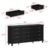 FUFU&GAGA Wood Dresser Bedroom Storage Drawer Organizer Closet - 3 of 4