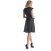 24seven Comfort Apparel Scoop Neck A Line Dress with Keyhole Detail - 3 of 4