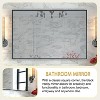 TUYOHW Bathroom Mirror,Modern Floating Design Wall Mirror with Beveled Edge for Bathroom - 4 of 4