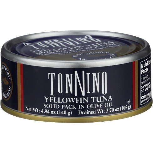 Tonnino Solid Tuna Fillet In Olive Oil - Case Of 12 - 4.9 Oz : Target