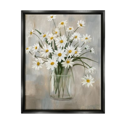 Stupell Industries Daisy Bloom Bouquet Potted Flowers Abstract Pattern