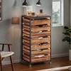 Hommoo 41" Tall 7-Drawer Dresser Brown - 4 of 4