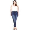 Women's Plus Size Super Stretch Denim - White Mark - 2 of 3