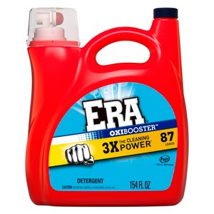 Era Oxibooster Liquid Laundry Detergent, 87 Loads,154 fl oz - 1 of 4