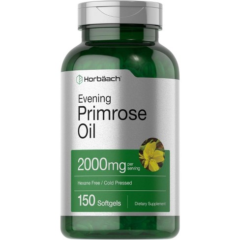 Horbaach Evening Primrose Oil 2000mg | 150 Softgels - image 1 of 3