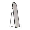 Brewster Aria Black Arched Mirror: 60-in Modern Floor, Metal Frame, Freestanding, 18-in Wide - 4 of 4