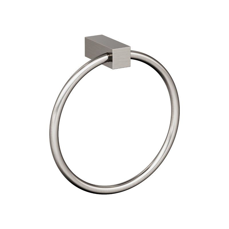 Amerock Monument Wall Mounted Towel Ring, 1 of 6
