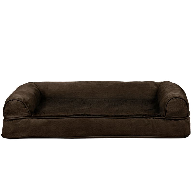 FurHaven Plush & Suede Full Support Sofa Dog Bed, 4 of 9