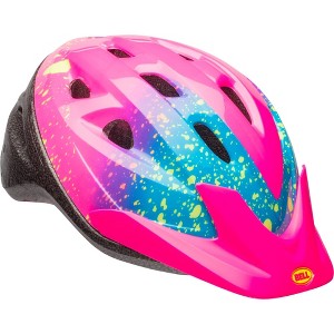 Bell Rally Cycling Girls' Bike Helmet - Pink Splatter - 1 of 4