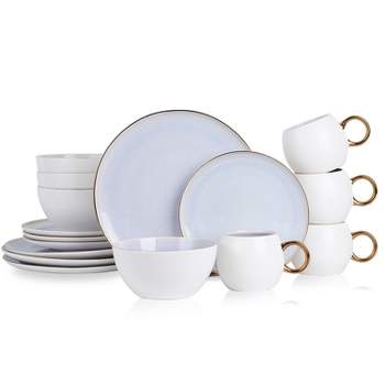 Stone Lain Josephine 16-Piece Porcelain Dinnerware Set, Service for 4