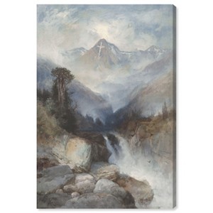 Art Remedy Mountain of the Holy Cross 1890 Vintage Landscape Art Unframed - 1 of 4