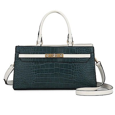 MKF Collection Colby Women’s Satchel in Faux Crocodile Leather Bag by Mia K