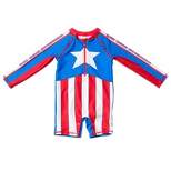 Marvel Avengers Spider-Man Baby Zip Up One Piece Bathing Suit Newborn to Infant 