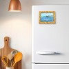 Unique Bargains Refrigerator Magnet Square Shape Blue Brown 1Pc - 2 of 3