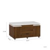 CAVINAS Lift-Up Coffee Table,Side Table with 4 Stools,1 Hidden Storage,2 Drawers,Faux Marble Top,Expandable Center Table for Small Spaces - 4 of 4