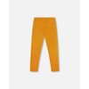 Deux par Deux Girl Super Soft Ribbed Leggings Golden Yellow - 3 of 4
