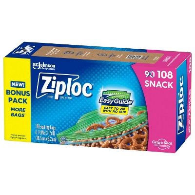 Ziploc Storage Snack Bags