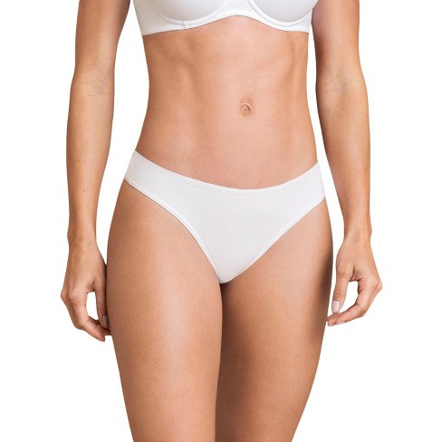 Leonisa Low-rise Classic Microfiber Thong Panty - White M : Target
