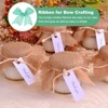 Unique Bargains Burlap Wired Edge Durable Thick Fabric Ribbons for DIY Crafts 1 Pc - 4 of 4