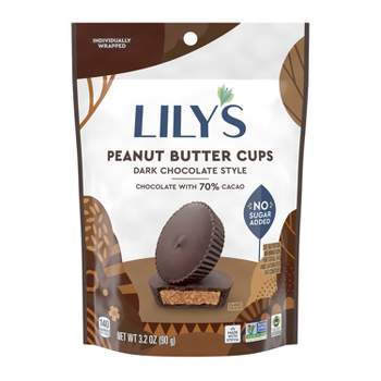 Dark Chocolate Peanut Butter Cups - Organic, 40g - The Gourmet Warehouse