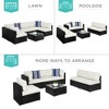 Best Choice Products 7-Piece Outdoor Modular Patio Conversation Furniture, Wicker Sectional Set - 3 of 4