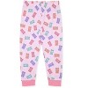 Sleep On It Infant & Toddler Girls 2-Piece Super Soft Jersey Snug-Fit Pajama Set with Matching Socks - 3 of 4