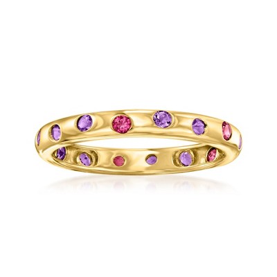 RS Pure by Ross-Simons 0.50 ct. t.w. Multi-Gemstone Ring in 14kt Yellow Gold