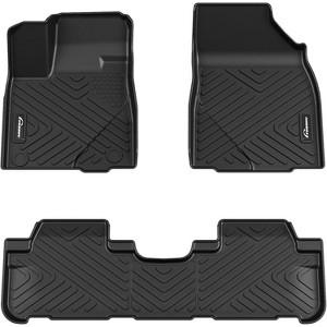 All-Weather Floor Mats for 2014-2019 Toyota Highlander - Heavy Duty TPE Liners, Anti-Skid Custom Fit - 1 of 4