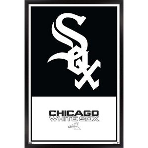Trends International MLB Chicago White Sox - Logo 22 Framed Wall Poster Prints - 1 of 4