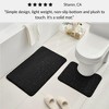 Evideco French Home Goods 3D Pebble Memory Foam Bath Mats - Bath Mat, Runner Mat, and Contour Mat Available in 10 Colors - 4 of 4