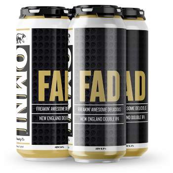 Omni FAD New England Double IPA Beer - 4pk/16 fl oz Cans