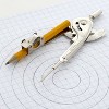 BAZIC Products® Metal Ball Bearing Compass with #2 Wood Pencil, Pack of 12 - 3 of 4