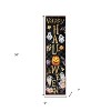 HomeRoots 36" Black Gold Orange And Purple Solid Wood Happy Halloween Ghost Porch Sign - 3 of 4
