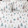 Printed Velvet Plush Fleece Sheet Set - Great Bay Home - 3 of 4