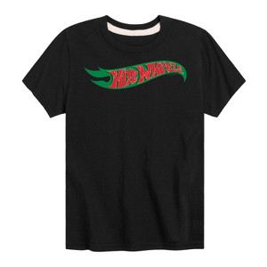 Boys' - Hot Wheels - Christmas Lights Short Sleeve Graphic T-Shirt - 1 of 4