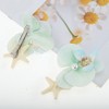 Unique Bargains Artificial Flower Hair Clip 2 Pcs - 3 of 4