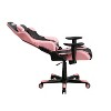 Vynxaria Techni Sport Ergonomic High Back Racing Gaming Chair, Pink Reclining 150°, Memory Foam Seat Adjustable, 250lbs Capacity - 2 of 4
