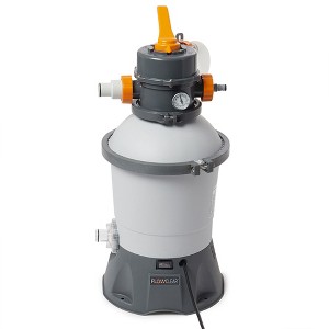 Bestway 58516E Flowclear 800 Gallon Sand Filter Pool Pump for Above Ground 300 to 4,800 Gallon Swimming Pools, (Sand Sold Separately) - 1 of 4