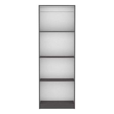 GlasFlength Decorative Storage Cabinets Accent Storage Cabinet with 4 Shelf Free standing Cabinet for Living Room, Multicolored, 24.7"*11.7"*71.1"