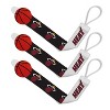 BabyFanatic Officially Licensed Unisex Baby Pacifier Clip 3-Pack NBA Miami Heat - 2 of 3