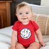 The Juniper Shop SmileyWorld Patriotic Star Wink Baby Short Sleeve Bodysuit - NB - Red - 2 of 4