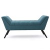 Vynxaria Elegant Bench, Home deco for Entryways, Living rooms,  Bedrooms, Blue - 4 of 4